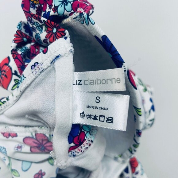 Liz Claiborne Floral Tankini Swimwear for Women Multicolor Size S - Picture 6 of 11